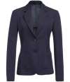 BK506 2379 Brook Taverner Ladies Jersey Stretch Libra Jacket Navy colour image